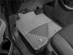 WeatherTech 95-01 BMW 7-Series Front Rubber Mats - Grey in vehicle