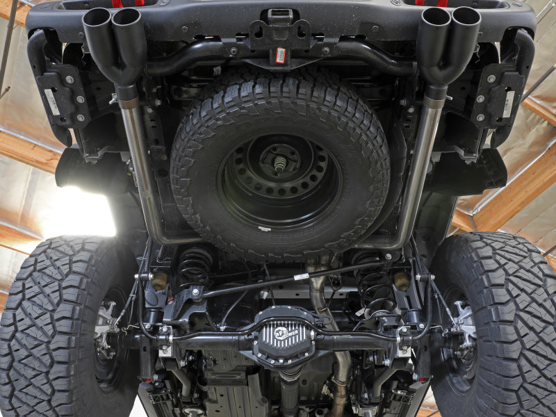 aFe Vulcan Series 3in 304SS Cat-Back 21 Jeep Gladiator V6-3.0L (td) - Dual Polished Tip Secondary image
