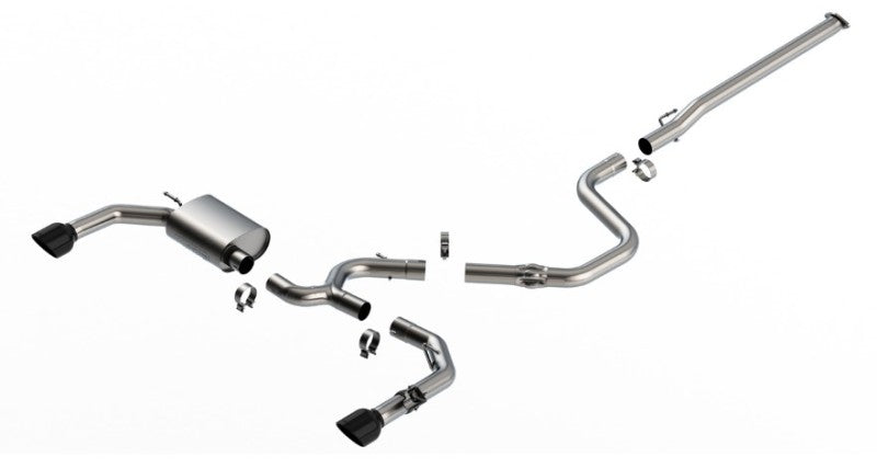 Borla 22-23 Hyundai Elantra N 2.0L 4 CYL. Turbo AT/MT ATAK Catback Exhaust Black Chrome Secondary image