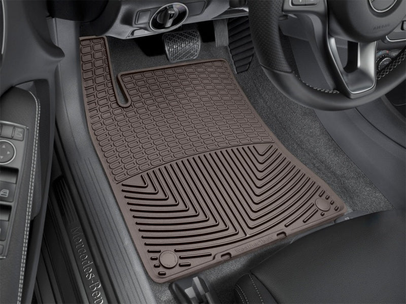 WeatherTech 14-15 Mercedes-Benz CLA/GLA-Class Front Rubber Mats - Cocoa Secondary image