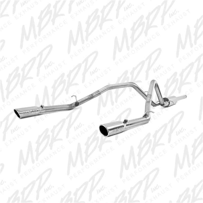 MBRP 14 Chevy/GMC 1500 Silverado/Sierra 4.3L V6/5.3L V8 Dual Split Rear T409 3in Cat Back Exhaust Secondary image