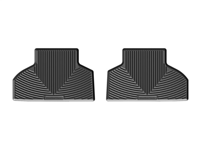 WeatherTech 2014+ BMW X5 Rear Rubber Mats - Black Main image