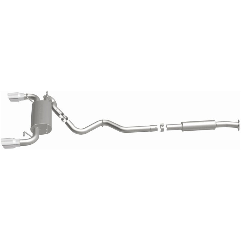 MagnaFlow 13 Scion FR-S / 13 Subaru BRZ Dual Split Rear Exit Stainless Cat Back Performance Exhaust system