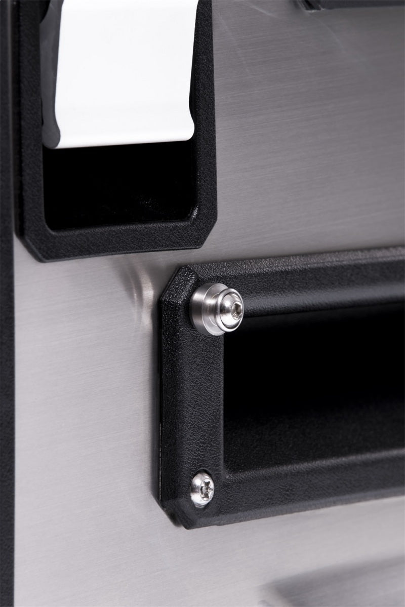 Close-up of ARB Fridge Tie Down Kit Elements 63Q components