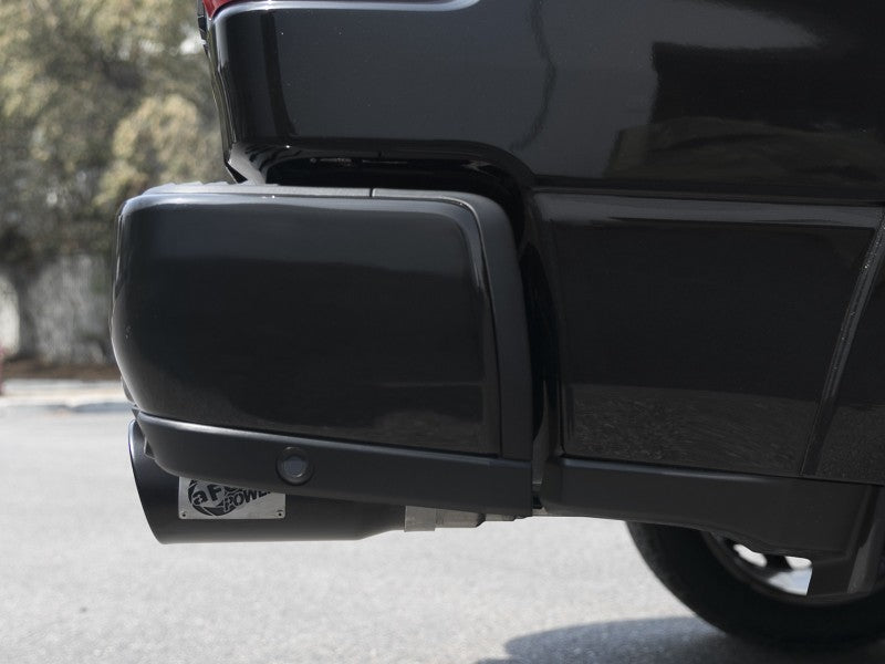 aFe MACH Force-XP 4-1/2in Steel OE Replacement Exhaust Tips - 2021+ Dodge Ram (5.7L V8) - Black Secondary image