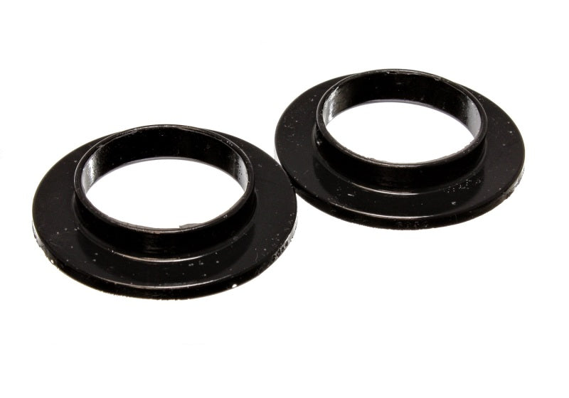 Energy Suspension Universal 2 3/16in ID 3 1/2in OD 11/16in H Black Coil Spring Isolators (2 per set) for offroad parts