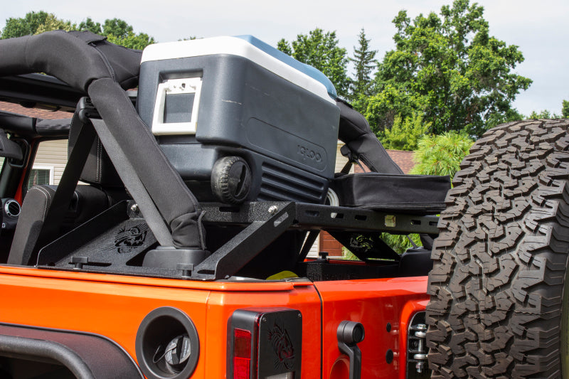 Fishbone Offroad 07-18 Jeep Wrangler JK 4 Door Fishbone Offroad Interior Storage Rack Secondary image
