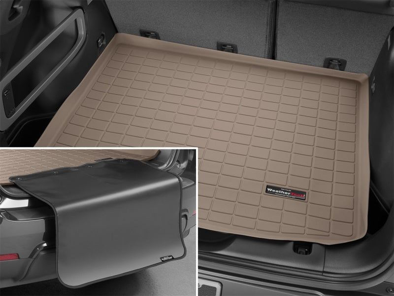 WeatherTech 14+ Jeep Cherokee Cargo Liner w/ Bumper Protector - Tan Secondary image