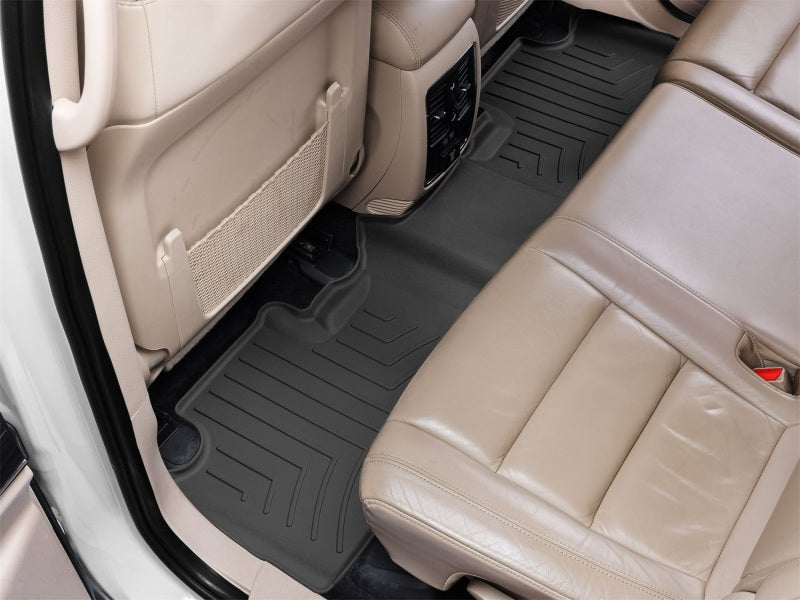 WeatherTech 16-20 Dodge Durango (Bench 2nd row seating) Rear FloorLiner HP - Black protecting vehicle floor