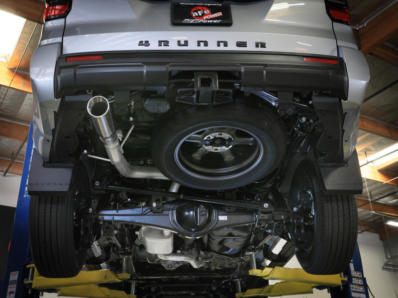 aFe 2025 Toyota 4-Runner 2.5in to 3in SS-304 Cat-Back Exhaust w/ Polished Tip Secondary image