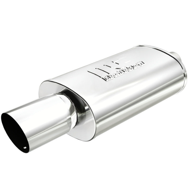 MagnaFlow Muffler W/Tip Mag SS 14X5X8 2.25/4. for offroad performance upgrades