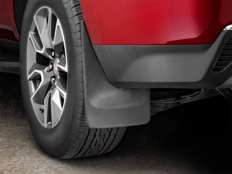 WeatherTech 2021+ Chevy Suburban Rear No Drill Mudflaps - Black Secondary image