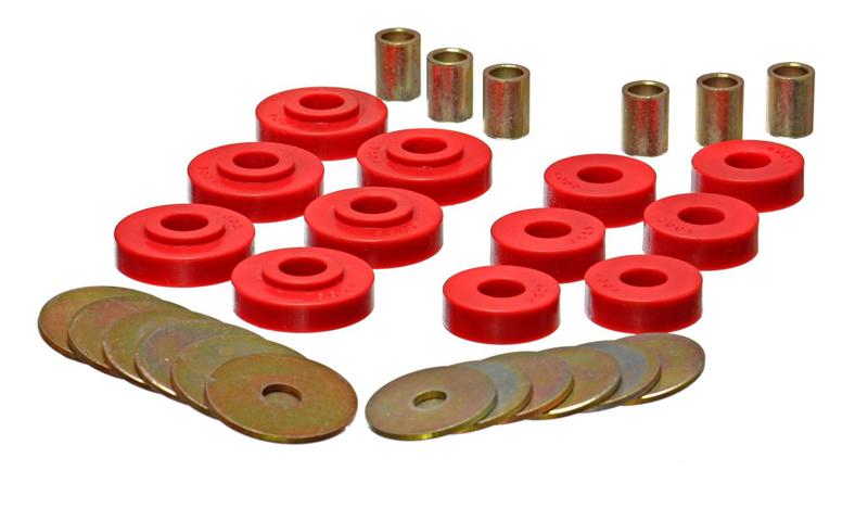 Energy Suspension GM Corvette Red Body Mount Set Secondary image