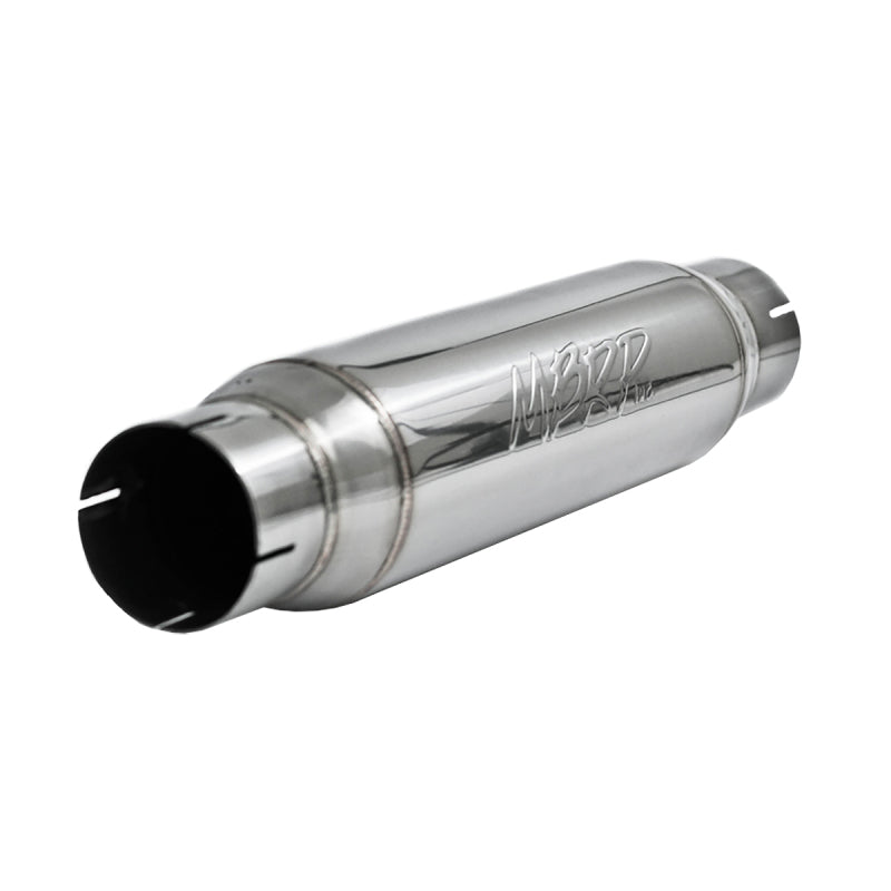 MBRP Universal Resonator 3in Inlet /Outlet 16in Body 20in Overall T304 Secondary image