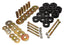 Energy Suspension 97-03 Ford F-100/F-150 2WD/F250 2WD & L-Duty Black Body (Cab) Mount Set components and hardware.