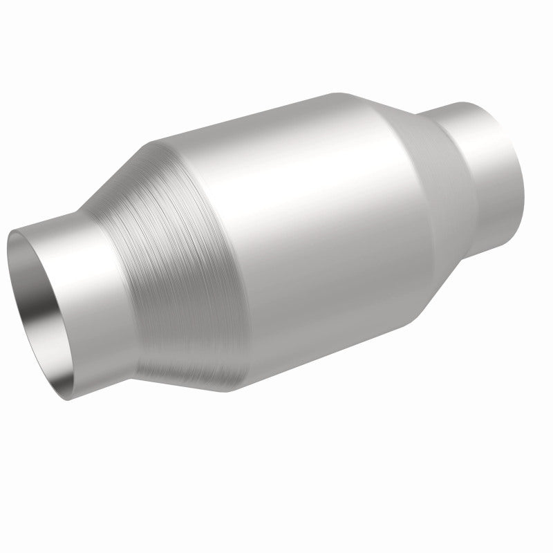 MagnaFlow Conv Univ 2.5in Inlet/Outlet Center/Center Round for performance offroad parts