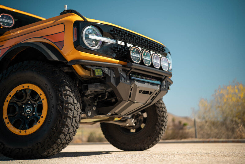 DV8 Offroad 21-25 Ford Bronco Tube Serries Front Bumper - Black Powdercoat Secondary image
