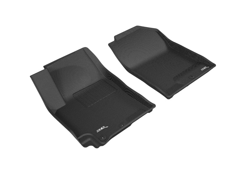 3D MAXpider 2018-2020 Kia Rio/Rio 5-Door Kagu 1st Row Floormat - Black Secondary image