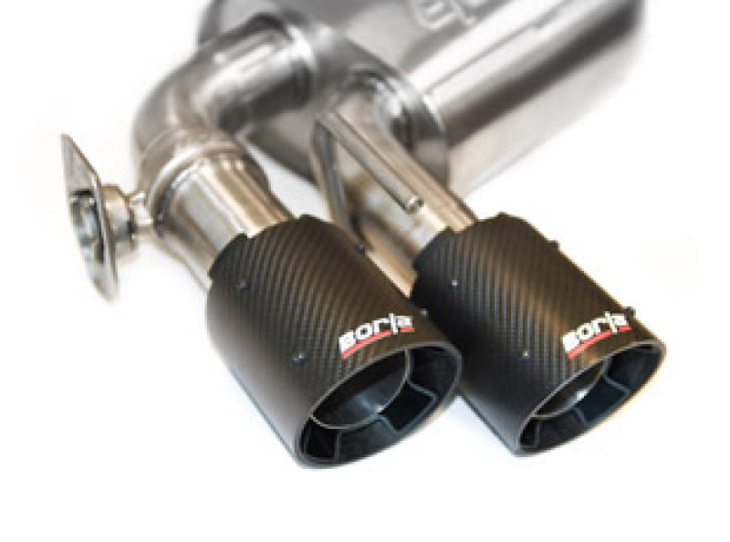 Borla 17-18 Chevrolet Camaro ZL1 6.2L V8 Atak Catback Exhaust w/ Dual Mode Valves CF Black Anod tips