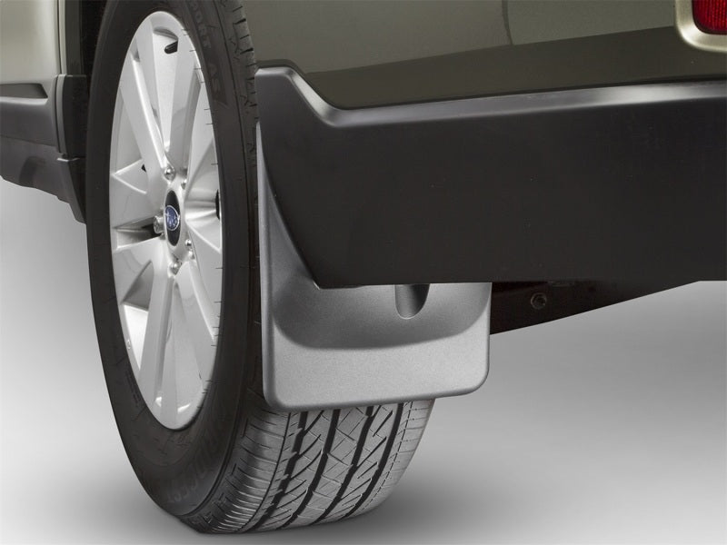 WeatherTech 2015+ Subaru Outback No Drill Mudflaps - Black Secondary image