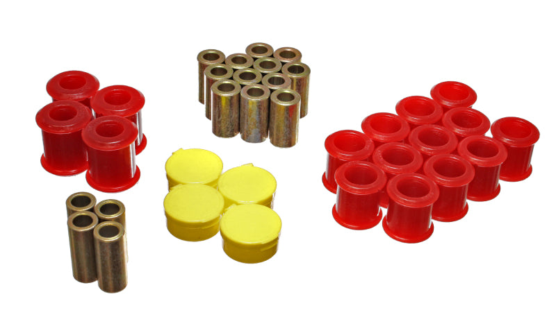 Energy Suspension 89-94 Nissan 240SX (S13) Red Rear Control Arm Bushing Set Secondary image