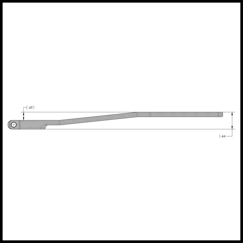 RockJock Antirock Forged Chromoly Sway Bar Arms (18in Long x 25 Spline .69in Offset) Secondary image