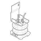 Firestone Ride-Rite Air Helper Spring Kit Rear 1992+ Ford E350 Cutaway (W217602061) illustration for offroad performance upgrades.