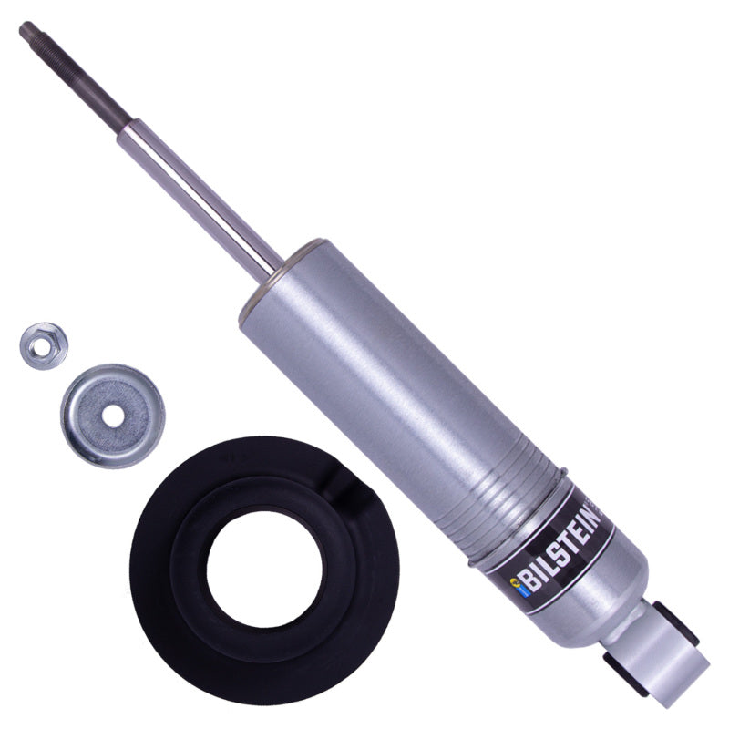 Bilstein B8 6100 Series 17-20 Nissan Titan (Ride Height Adjustable) 0-2.2in. Front Shock Absorber and components.