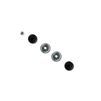 Bilstein 5100 Series 1987 Jeep Wrangler Base Front 46mm Monotube Shock Absorber mounting hardware