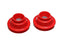 Energy Suspension 99-06 Volkswagen Golf IV/GTI/Jetta IV Red Rear Coil Spring Isolator Set for offroad performance upgrades
