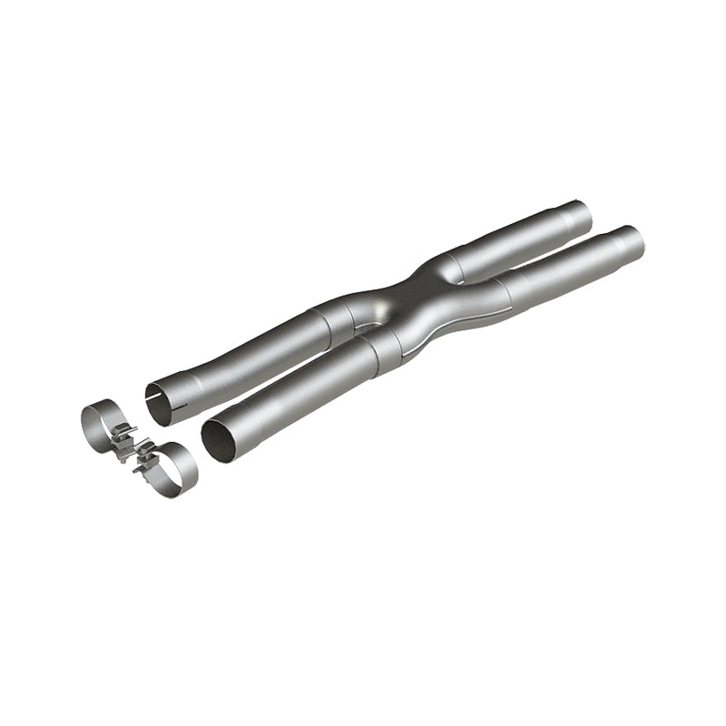 MBRP 15-19 Ford Mustang GT 2.5in Resonator Delete X-Pipe - AL Secondary image