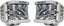 Rigid Industries D-SS - Flood - Set of 2 - White Housing for offroad lighting and electrical.