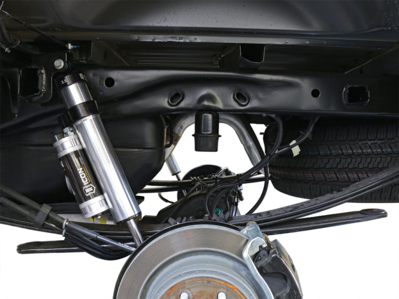 ICON 04-08 Ford F-150 4WD / 2009+ Ford F-150 2/4WD Rear 2.5 Series Shocks VS PB CDCV - Pair installed on a truck's suspension.
