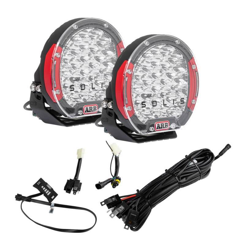 ARB Intensity SOLIS 36 2 Spot Kit With Loom for offroad lighting