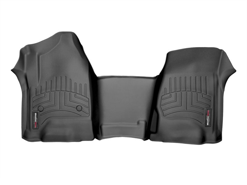 WeatherTech 14+ Chevrolet Silverado Front FloorLiner - Black for offroad trucks