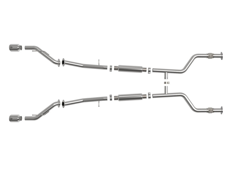 aFe POWER Takeda 2023 Nissan Z 2 1/2in 304 SS Cat-Back Exhaust System w/ Polished Tips Secondary image