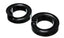 Energy Suspension 2005-07 Ford F-250/F-350 SD 2/4WD Front Coil Spring Isolator Set - Black for offroad performance upgrades.
