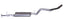 Gibson 06-09 Chevrolet Trailblazer LT 4.2L 2.5in Cat-Back Single Exhaust - Aluminized for offroad performance upgrades