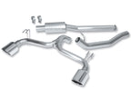 Borla 09-15 Mitsubishi Lancer Ralliart 2.0L 4cyl MT 6spd AWD Catback Exhaust components and parts.
