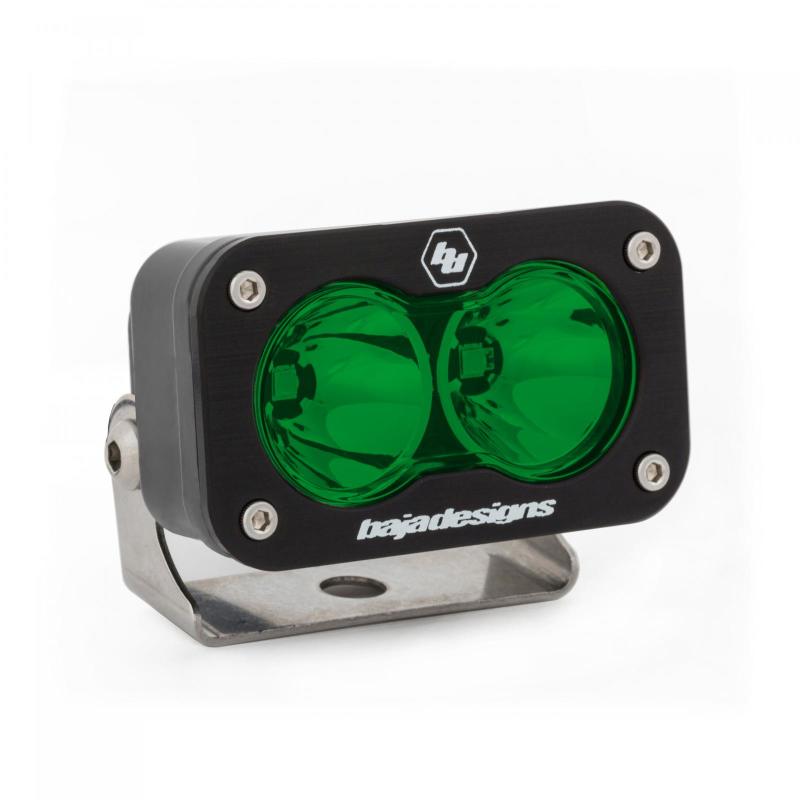 Baja Designs S2 Sport Spot Pattern LED Work Light - Green for offroad lighting and electrical
