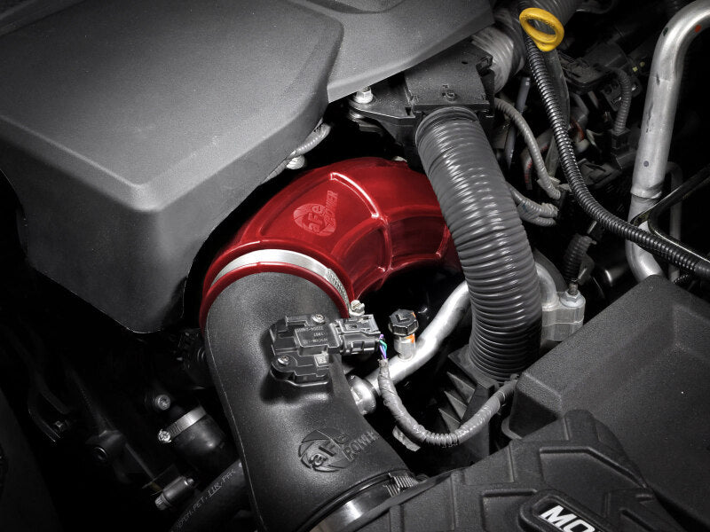 aFe Power 22-24 Toyota Land Cruiser (J300) / 22-24 Toyota Tundra V6-3.4L (tt) Red Turbo Inlet Pipes Secondary image