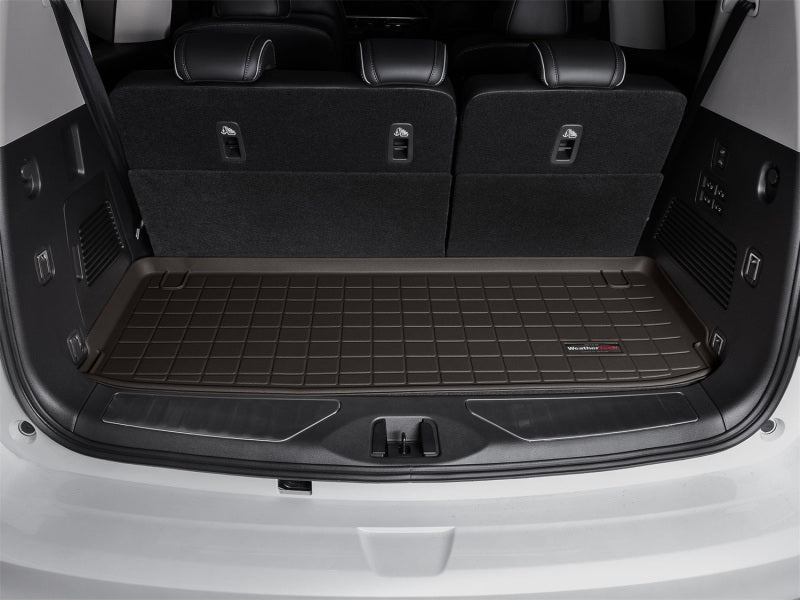 WeatherTech 25-26 Infiniti QX80 Behind 2nd Row Cargo Liners - Cocoa Secondary image