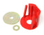 Energy Suspension 05-06 VW Jetta V / 06 GTI MKV/Passat/Rabbit MKV Red Motor Mount Inserts with washers