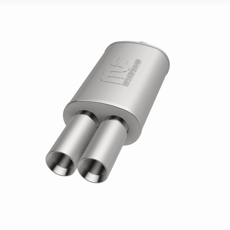 MagnaFlow Muffler W/Tip Mag SS 14X5X8 2.25/3 for offroad parts