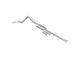 MagnaFlow Stainless Cat-Back Exhaust 2015 Chevy Silverado 2500HD 6.0L P/S Rear Exit 5in. for enhanced truck performance.