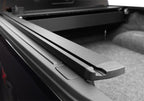 Retrax 17-18 Super Duty F-250-350 Short Bed RetraxPRO XR close-up of the Trax Rail System for offroad accessories.