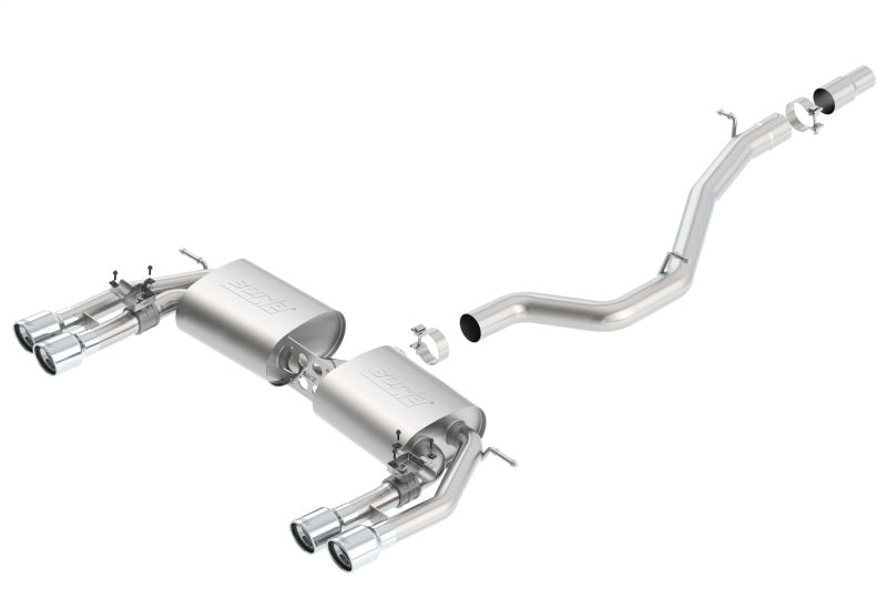 Borla 13-15 Audi S3 S-Type Dual Round Rolled Catback Exhaust Secondary image