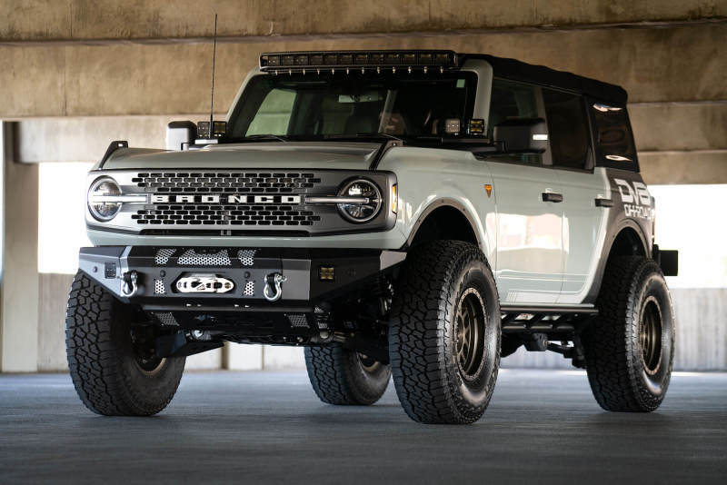 DV8 Offroad 2021+ Ford Bronco Front Bumper Winch Capable w/ Optional Bull Bar/Aux Light Opening Secondary image