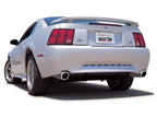Borla 99-04 Ford Mustang GT 4.5L V8 AT/MT RWD 2dr ATAK SS Catback Exhaust on silver Mustang car