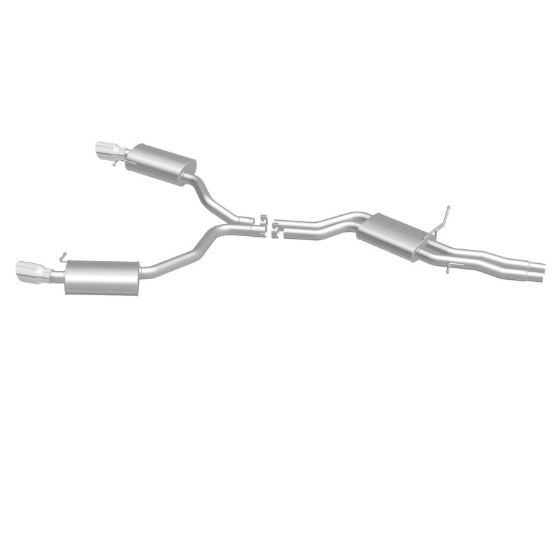 MagnaFlow Sys C/B 12-15 Audi A6 / A7 3.0L V6 SS 2.5in Dual Split Rear Ext 4in Tips exhaust system with polished tips